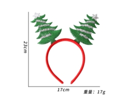 Diadema navideña con cuernos, tiara navideña brillante, accesorio ideal para fiestas, cosplay y uso diario Aeuzwr (Estilo 42)
