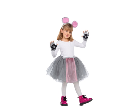 Disfraz de Niña MOM Ratón con Tutu (infantil universal)