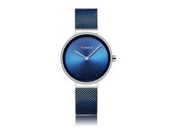 Reloj De Pulsera Casual De Cuarzo Zhoulianfa Con Correa De Lona, Estampado Vaquero, Diseño Unisex (azul)