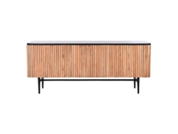 Mueble Tv Acacia Marmol Negro 145x45x60cm