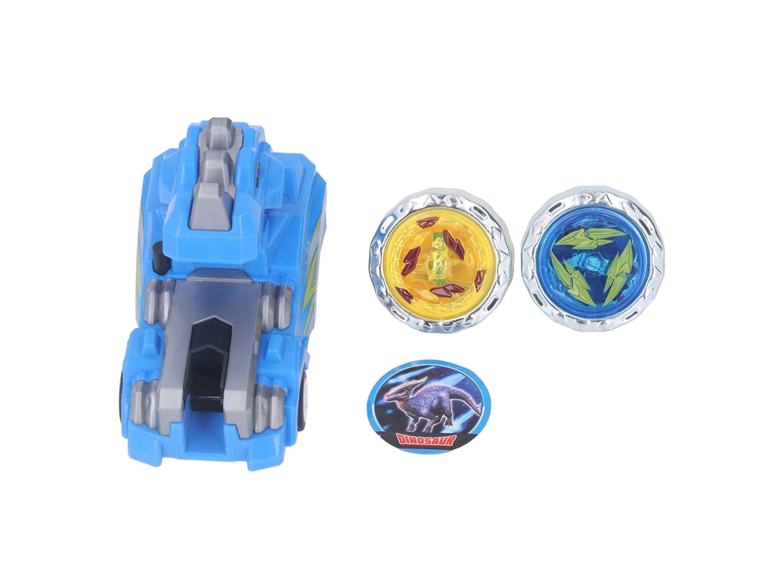Ats-juguete De Giros Coptero Led Con Luz Interactivo Dinosaurio Animado Divertido Sin Fin Azul