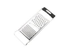 Rallador plano de acero inoxidable con cuchillas hundidas para cocina Kofihety
