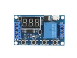 Módulo Relé De Temporizador Con Retardo Encendido/apagado Led Display Ciclo 5-30v