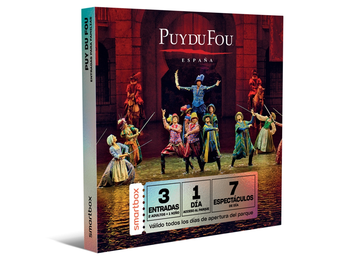 Caja Regalo Smartbox Puy Du Fou 2 Adultos Y 1 Niño