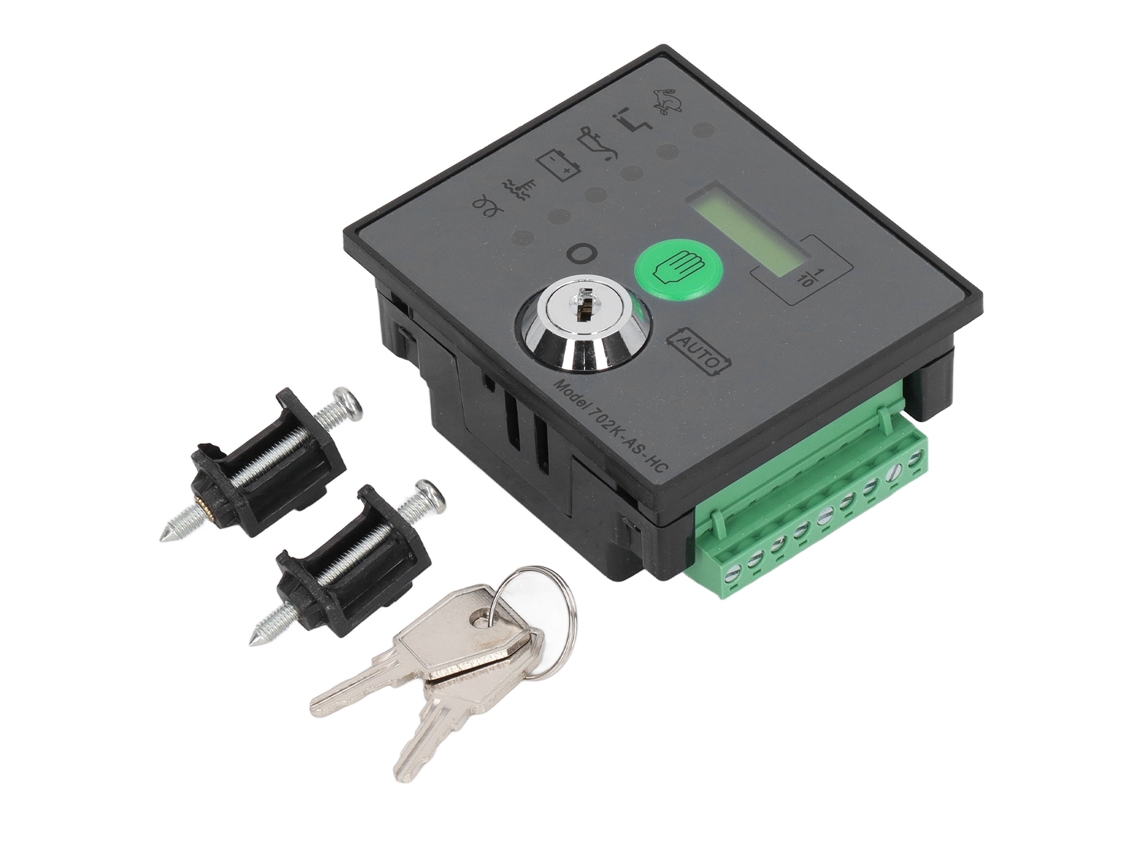 Veloriskku-controlador De Gerador Com Tela Lcd E Indicador Led Módulo De Controle De Autoignição 8-35vdc