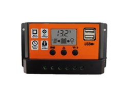Controlador De Carga Solar De 12v/24v Y 30a Con Pantalla Led Y Regulador De Carga Y Descarga.