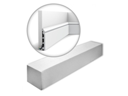 Rodapiés ORAC Decor Luxxus Sx118-Ral9003-Box Rodapiés 14 Piezas