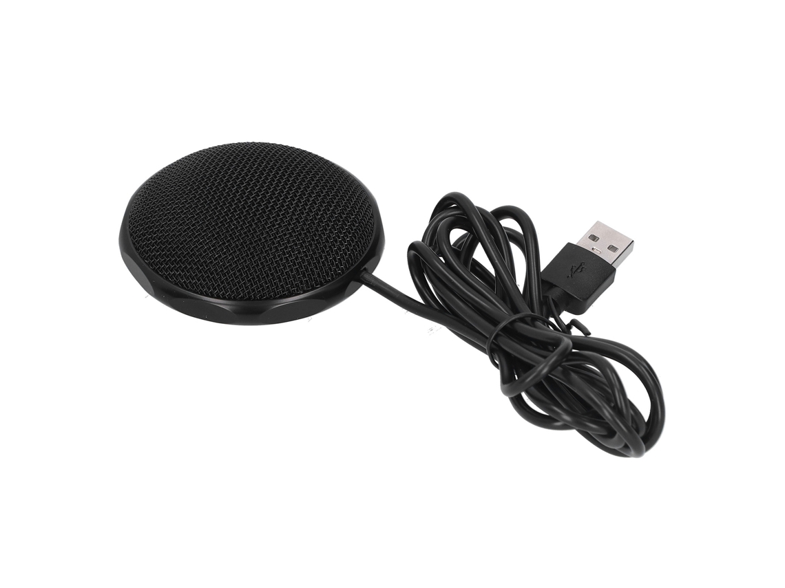 Micrófono de condensador omnidireccional de escritorio (captación de 360°, ideal para reuniones de negocios)