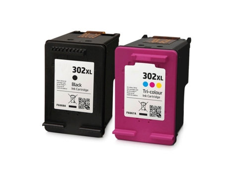 Cartucho de Tinta Compatible Hp 302Xl (Pack 2)