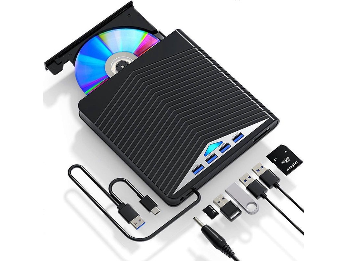 Unidad Externa De Cd/dvd Usb 3.0 Grabadora De Cd Reproductor De Dvd Rw Lector/grabador De Cd/dvd Portátil Unidad Externa Usb Dvd Externa Rápida