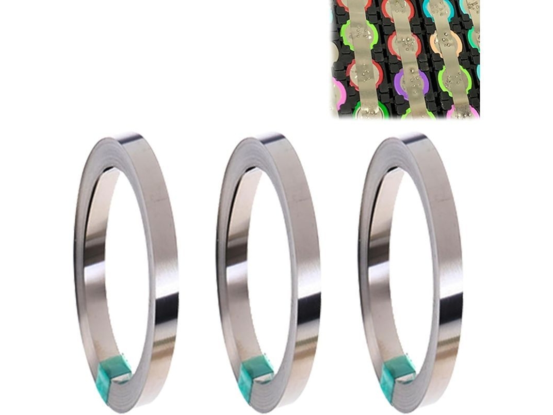 Cinta De Níquel Puro De 0,1*8 Mm*10 M, Cinta De Soldadura Por Puntos Resistente A La Corrosión, De Alta Conductividad Para Baterías.
