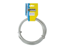 Alambre Plastificado (Rollo 25 Metros) Blanco Nº 16 / 2.7 mm WOLFPACK LINEA PROFESIONAL