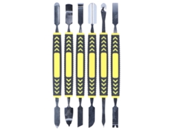 Juego De 6 Espátulas Metálicas De Doble Extremo Para Abrir Teléfonos Móviles Y Portátiles.