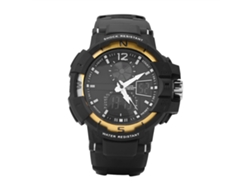 Reloj Deportivo Digital Hombre Impermeable Moda Correa De Caucho (oro)