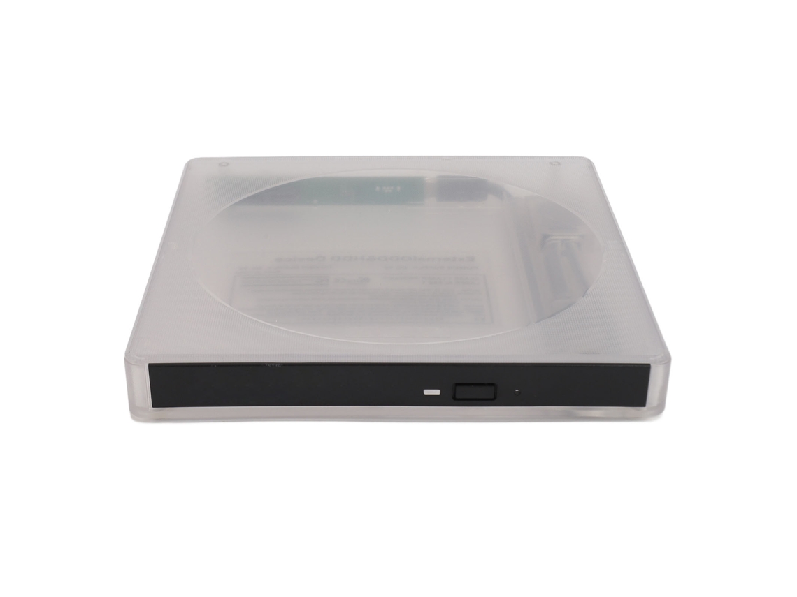 Caja Externa Para Unidad Óptica Compatible Con Usb3.0 Type-a/type-c, Caja Externa Sata Transparente