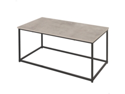 Mesa de centro Max Home efecto cemento, 90 x 48 x 40 cm
