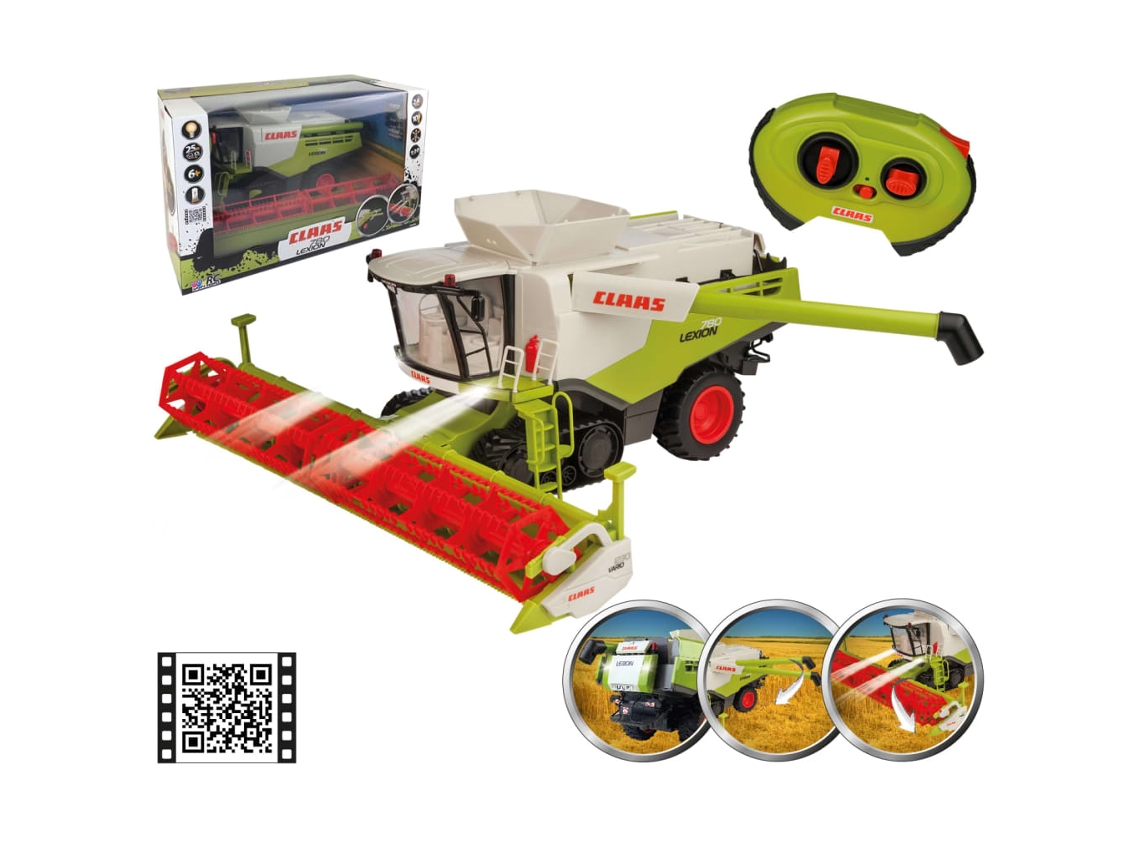 CLAAS Cosechadora teledirigida de juguete LEXION 780 1:20