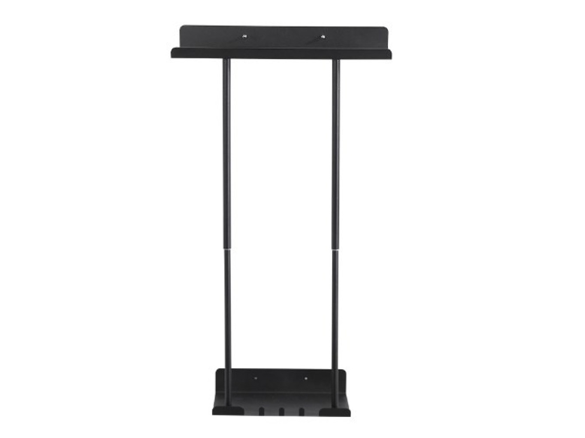 VVJIJILLY Toalheiro Preto De Aço Carbono Autocolante Duplo, Sem Furos, Danclit