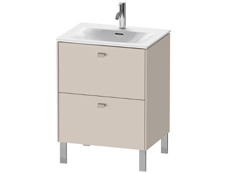 Pedestal de lavabo DURAVIT Brioso vertical 62,0 x 47,9 cm 2 cajones incl. recorte de sifón y delantal para lavabo Viu 234463