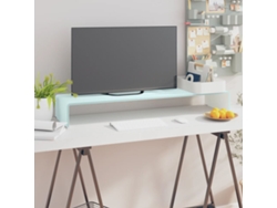Mueble Suporte de Tv/Monitores en Cristal 100X30X13 Cm Verde