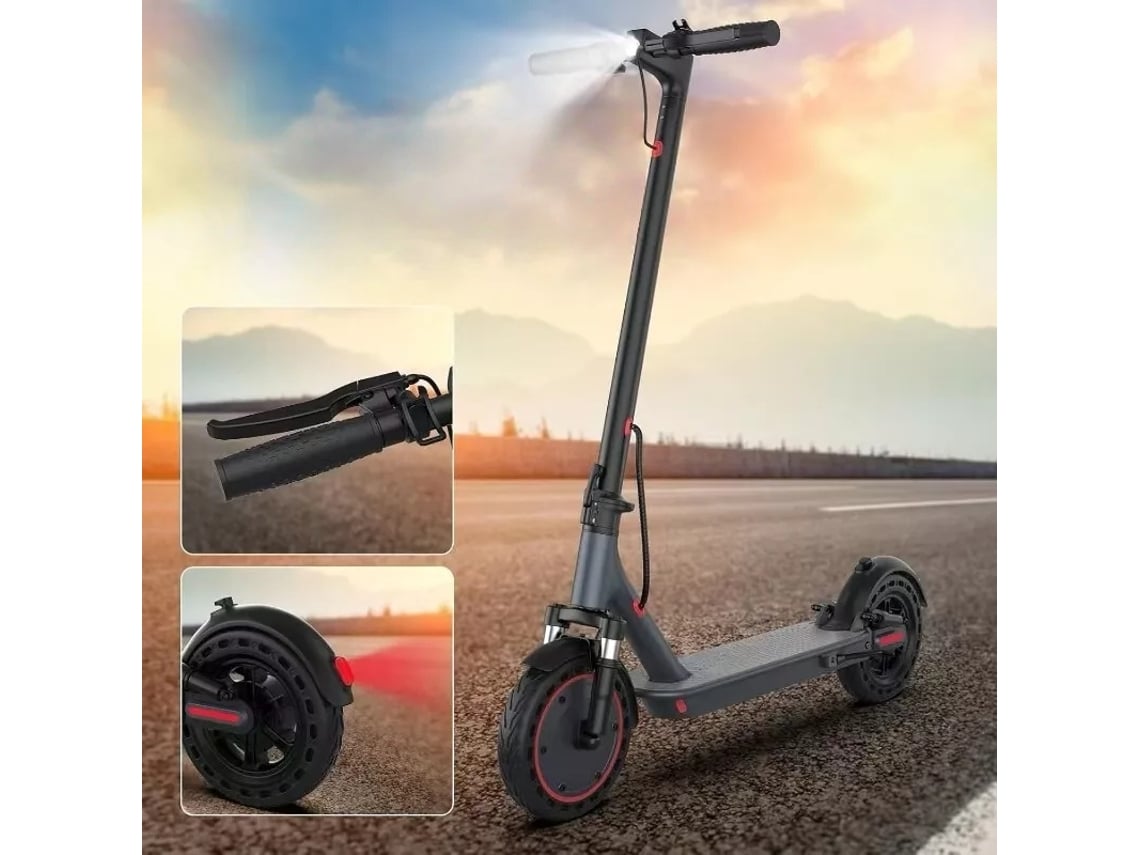 Patinete Eléctrico A1 Para Adultos, Motor Alto De 800 W De Hasta 28 MPH Y 22 25 Millas De Largo Alcance Neumaticos Todo Terreno De 10 Pulgadas