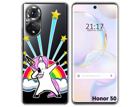 Carcasa Huawei Nova 9 / Honor 50 5G TUMUNDOSMARTPHONE Dibujos Transparente Multicolor