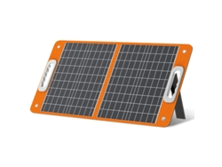 Panel solar plegable Flashfish TSP18V 60W, cargador solar portátil con CC y 2 salidas USB