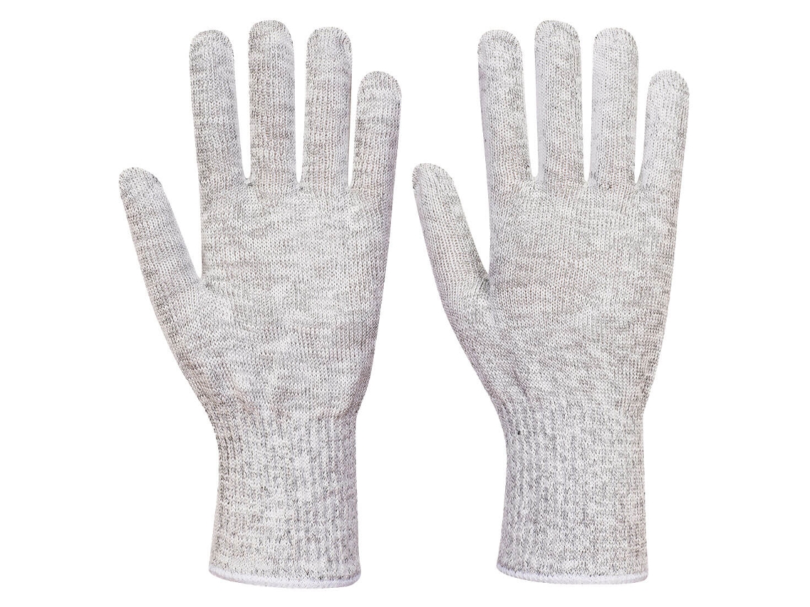 Guante de seguridad para alimentos Portwest AHR10, gris, talla M