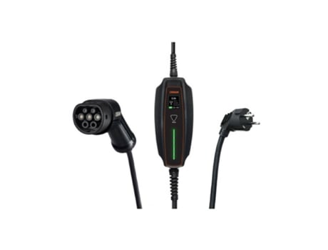 Cable de Carga para Vehículos Eléctricos OSRAM BATTERYcharge 7PIN - PORTABLE - Type 2 OPC20A05 (16A Monofásica -1.3, 2.2, 3.6 kWh -Blanco )
