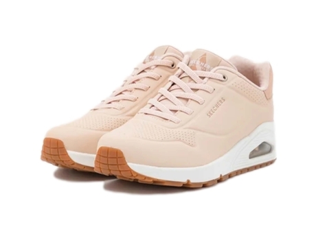 Zapatillas de Mujer SKECHERS Uno Shimmer Away Sintetico Rosa (36)