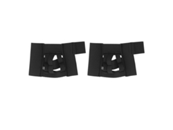 Guantes De Entrenamiento De Béisbol Mini Negros Y Cómodos Para Pelotas De 1.5 A 2.4 Pulgadas - Paquete De 2
