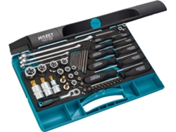 HAZET 1557/58 Juego de Herramientas Torx: Cuadrado Hueco 1/4 Pulgadas 6 3 Mm Cuadrado Hueco 3/8 Pulgadas 10 Mm Cuadrado Hueco 1/2 Pulgadas 12