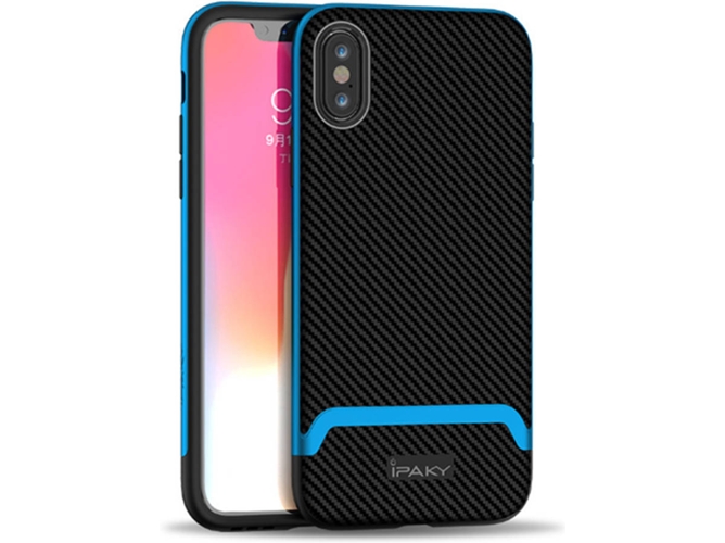 Funda iPhone XR WJS Ultra Thin Hard Slim Azul