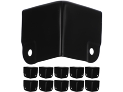 Protector 40 Esquina Metálico Negro Mm 12 Piezas Cajas