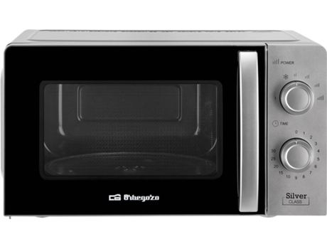 Microondas ORBEGOZO MI2118 (20 L - Sin Grill - Gris)