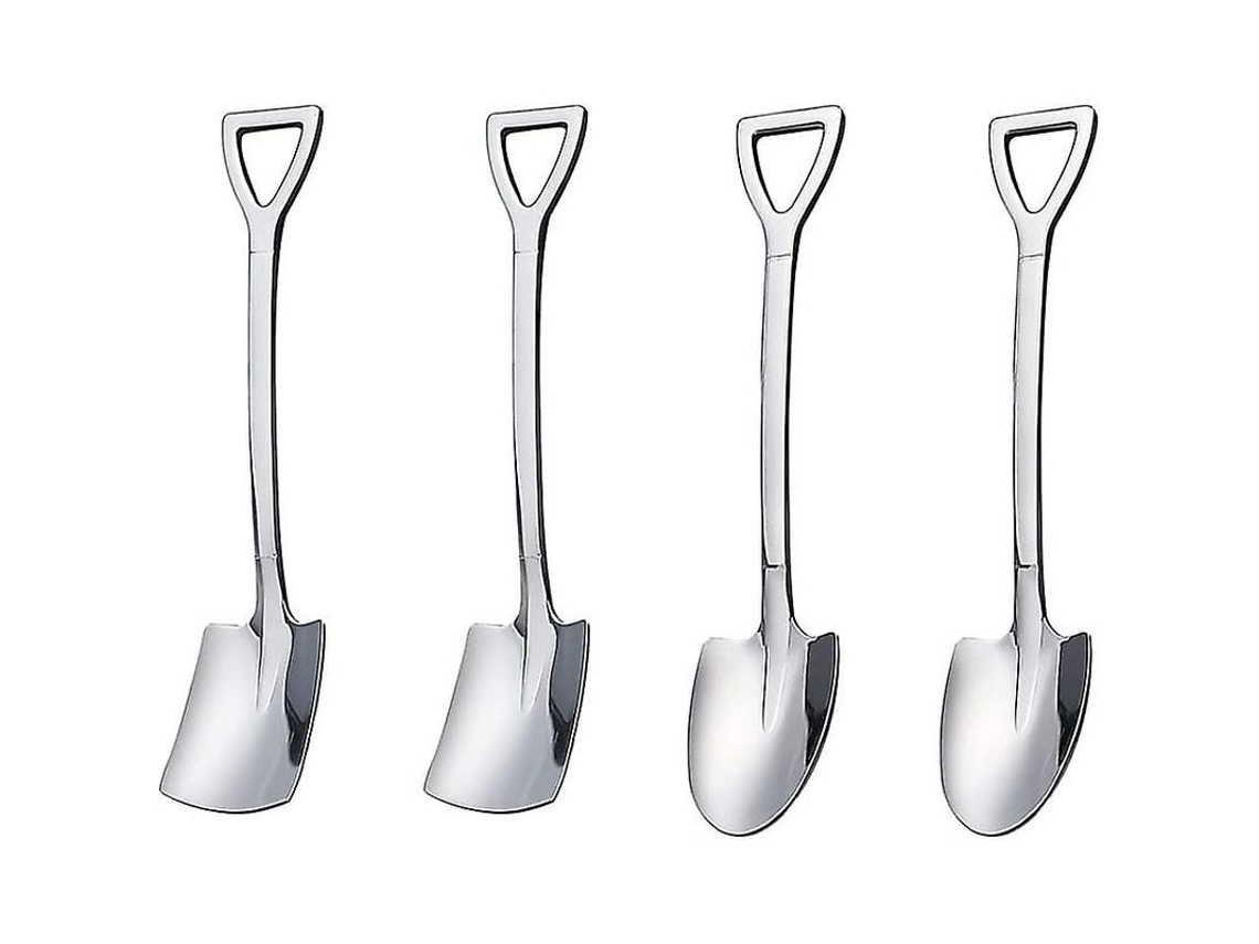 4 Cucharas De Café Para Postres, Frutas, Hielo, Fiestas, Cocina, Restaurante, Hogar, Regalo