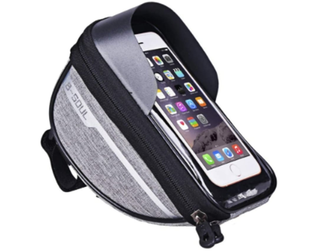 Bolsa delantera para bicicleta con cremallera impermeable Gusshious.