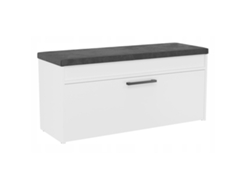 Zapatero TOP E SHOP PARMA SZAFKA BIEL Blanco Negro Laminado ABS