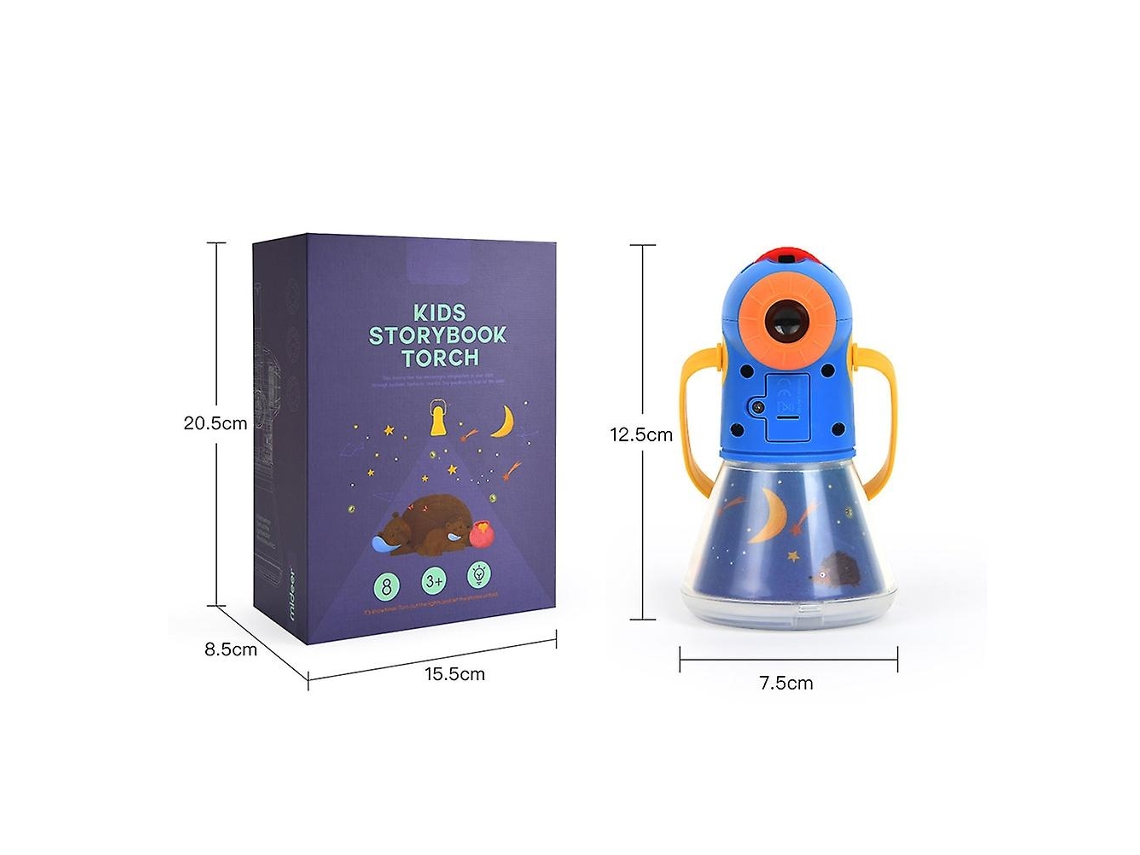 Libro de cuentos de juguetes para niños Proyector de antorcha Caleidoscopio Sky Handrail Galaxy Night Light Up Article Baby Toys Kids Educational Juguetes SLD