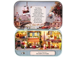 Yncm-kit De Casa Miniatura Con Muebles Diy Para Adolescentes Y Adultos, Regalo Memorable, Roaming In Paris