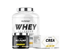 Programa de Músculo Seco Confirmado 100 Whey Protein Advanced 2kg Banana Split Sin Pump Xtreme Pinha Colada Créa Max Superset Nutrition