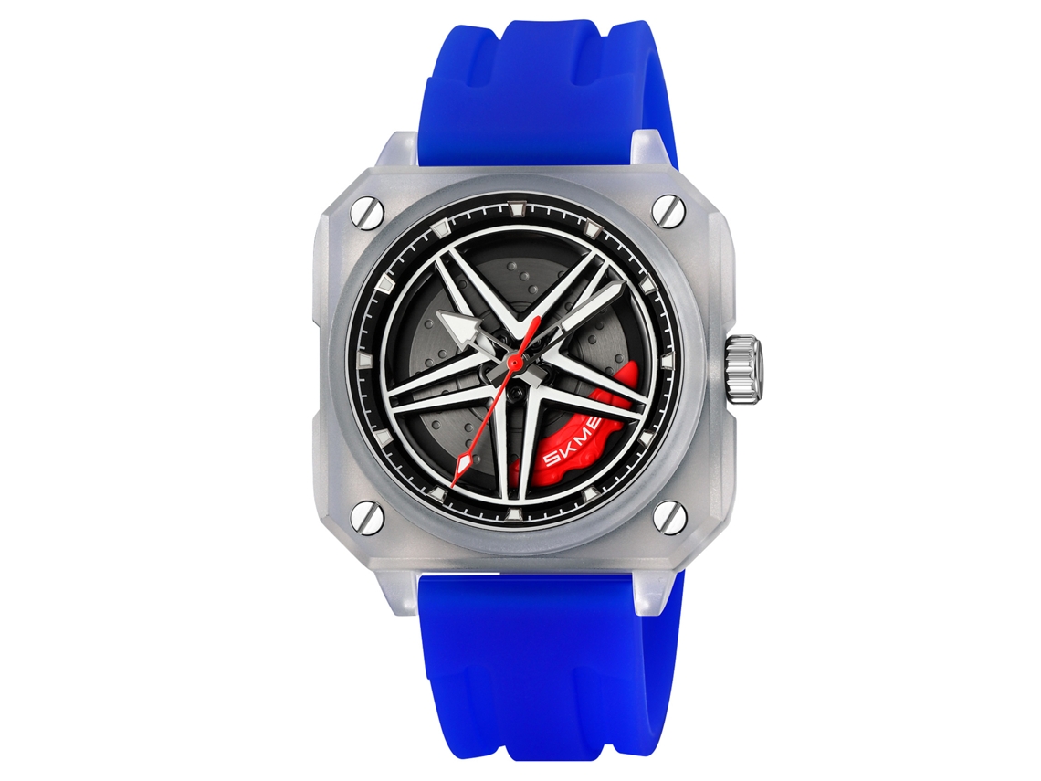 Reloj De Cuarzo Skmei 2362 Con Rueda Giratoria, Resistente Al Agua Hasta 30 M, Unisex.