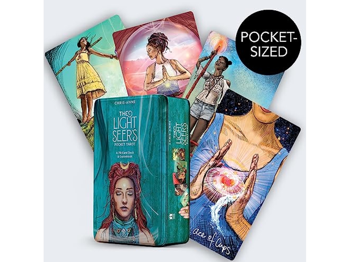 Libro Light Seers Pocket Tarot de Chris-Anne (Inglés)