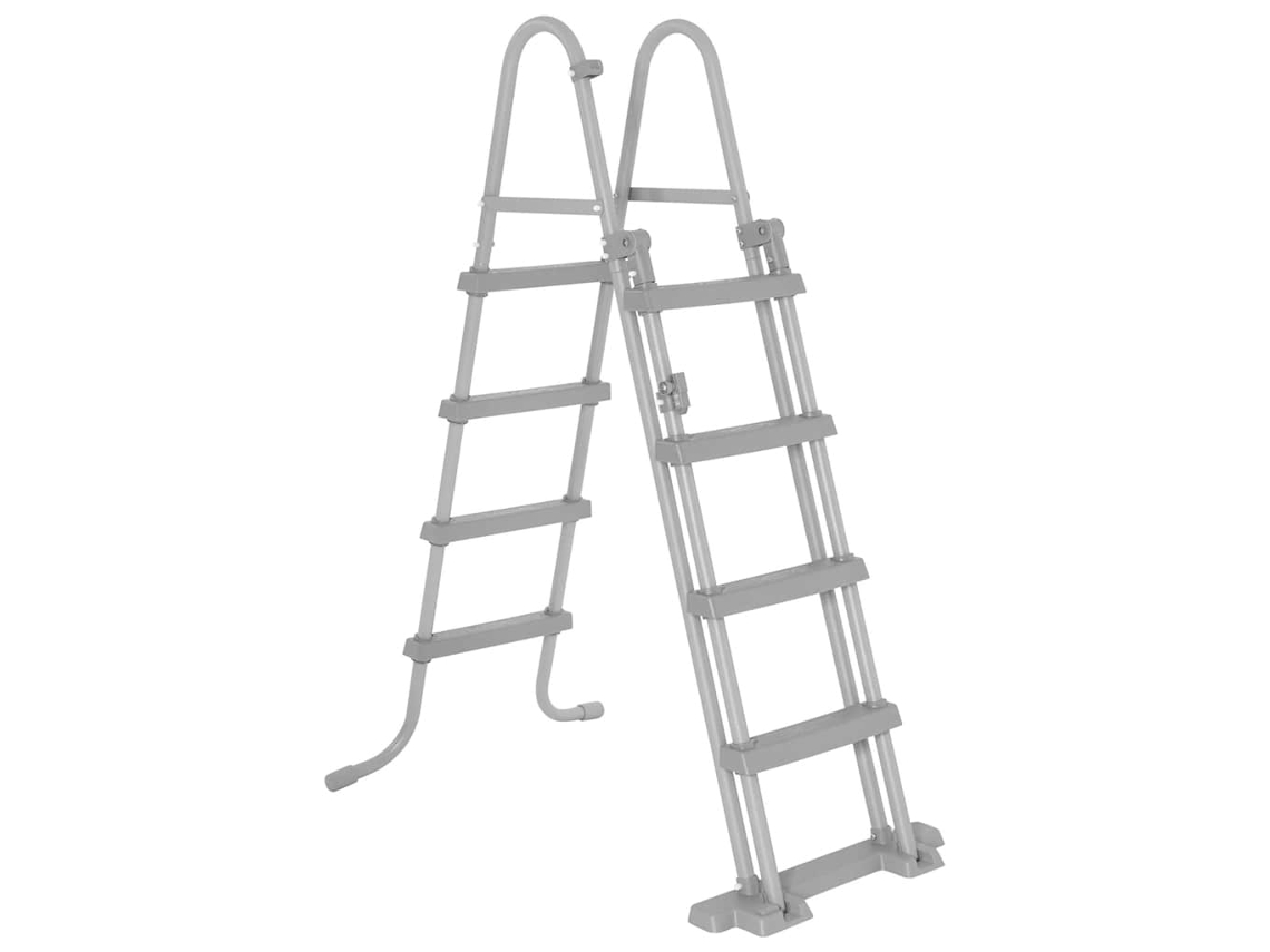 Escalera De Piscina BESTWAY Gris Metal