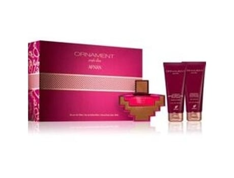 AFNAN Ornament Purple Allure Dárková Sada Edp 100 Ml Sprchový Gel 100 Ml a Tělové Mléko 100 Ml 100Ml