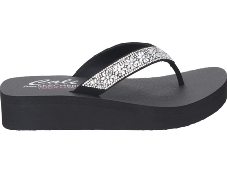 Sandalias de Mujer SKECHERS Tecido Negro (39)