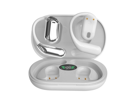 Auriculares inalámbricos con oreja abierta, auriculares inalámbricos con clip Auriculares inalámbricos con pantalla digital, auriculares CHRONUS