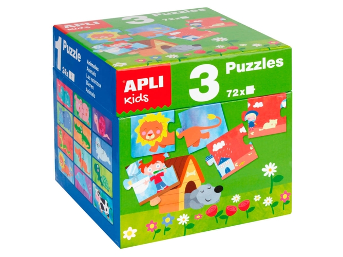 Puzzle EDUCA BORRAS Cubo Tres S (72 Piezas)