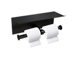 Portarrollos de papel higiénico doble con dispensador de dos rollos para toallas de mano