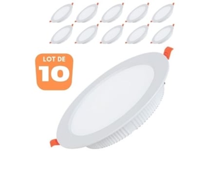 Juego de 10 Alexa SMD LED White 30W 3000K puntos HOROZ ELECTRIC